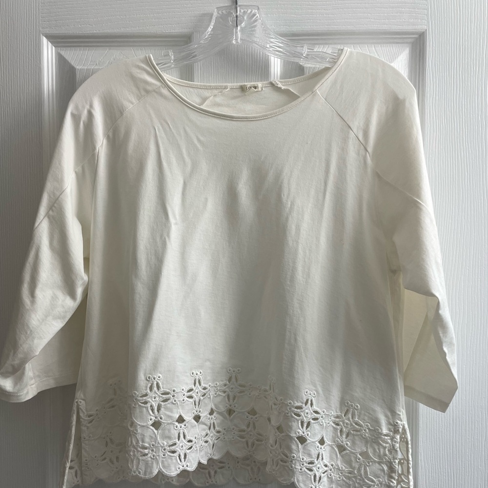 J. Crew 3/4 qtr Sleeve Shirt